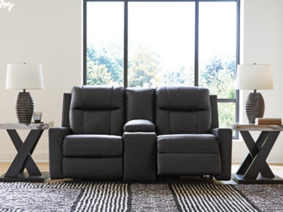 Mackmenville Reclining Loveseat with Console - Home And Beyond