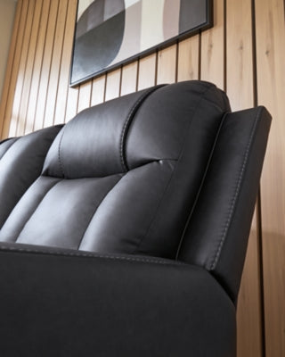 Mackmenville Reclining Loveseat with Console - Home And Beyond