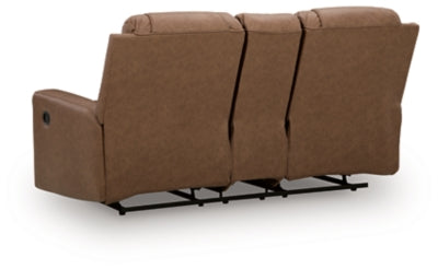 Mackmenville Reclining Loveseat with Console - Home And Beyond