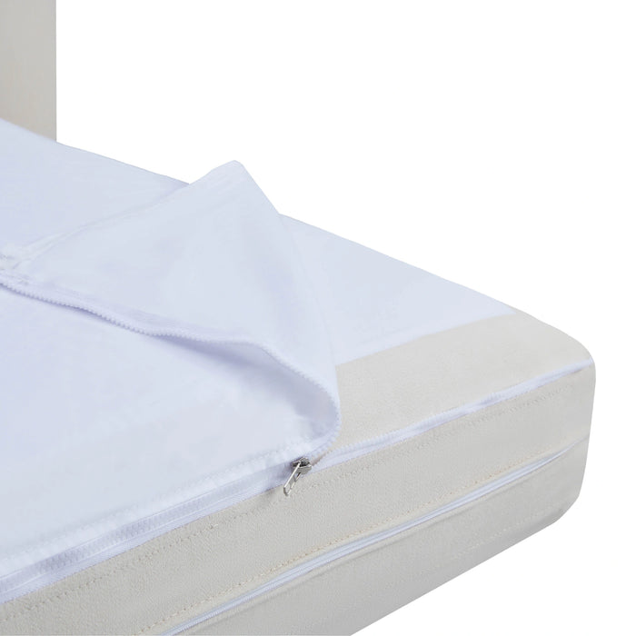 Ryan 91" Cream Upcycled Performance Linen Sofa Bed