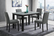 D8112 Dining Table with 4 D8112 Dining Chairs