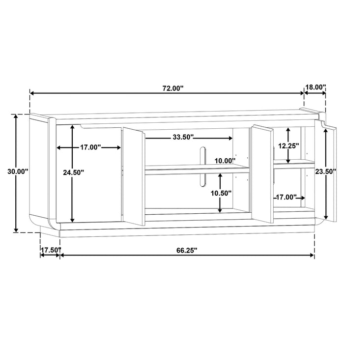 Leandro 72-inch TV Stand