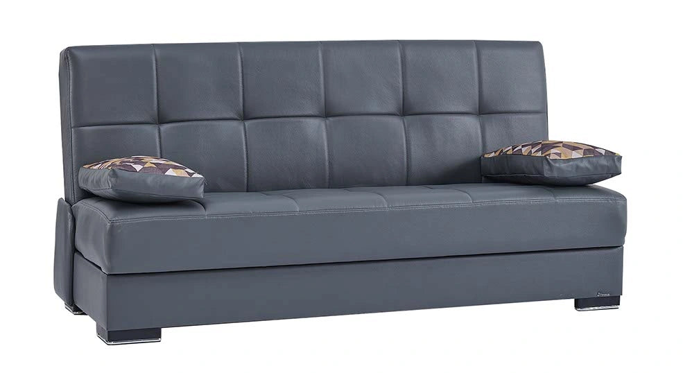 Ottomanson Soho Collection Upholstered Convertible Sofabed with Storage