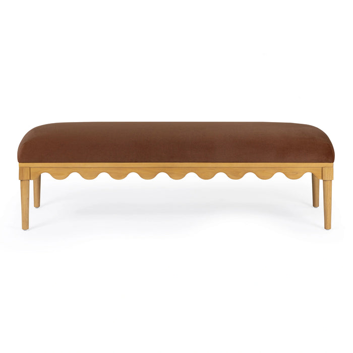Oodle 56.5" Performance Vegan Mohair Bench