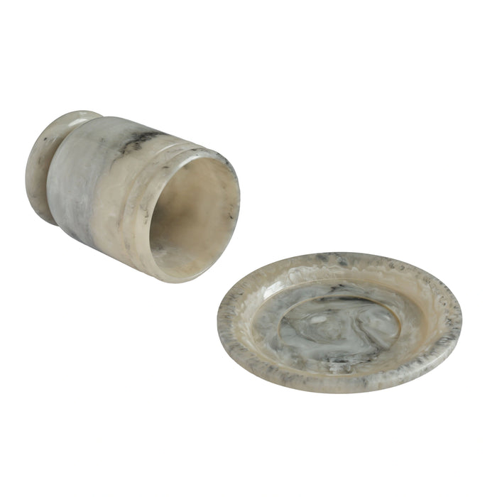 Channeled Swirl Resin Kiddush Cup