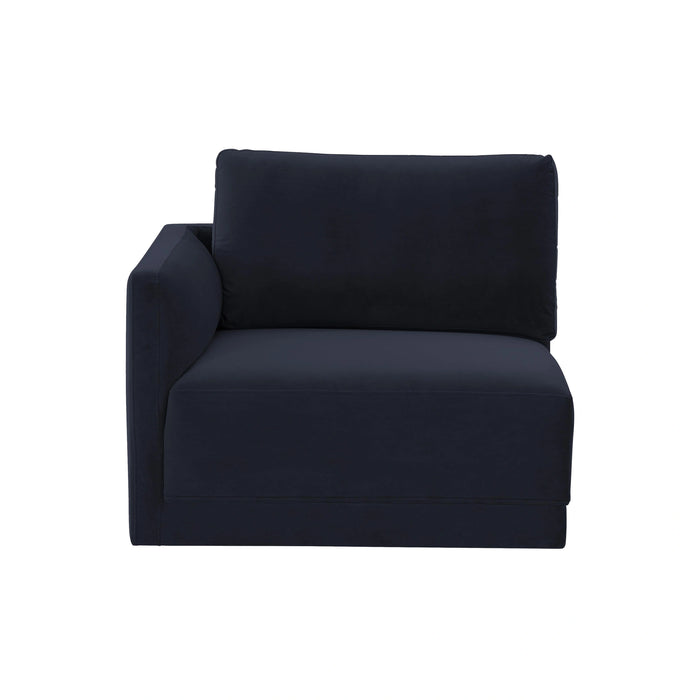 Willow Performance Velvet Modular LAF Corner Chair