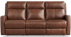 Brown Leather Sofa 