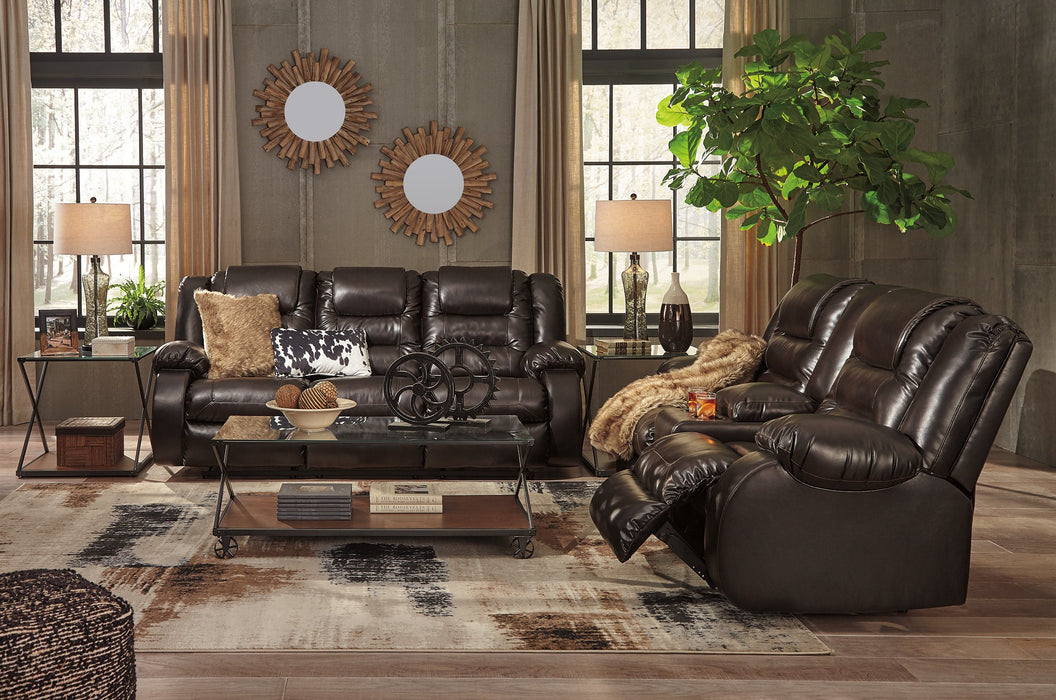 Vacherie Reclining Loveseat with Console - Home And Beyond