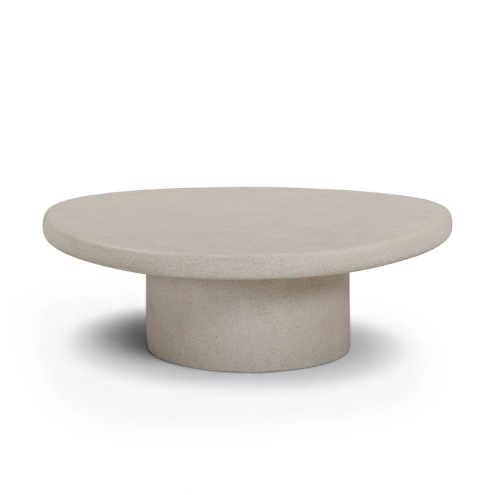 Jade Concrete Indoor/Outdoor Coffee Table (28"-34")