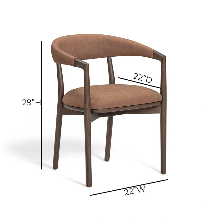 Vina Performance Vegan Leather Dining Chair