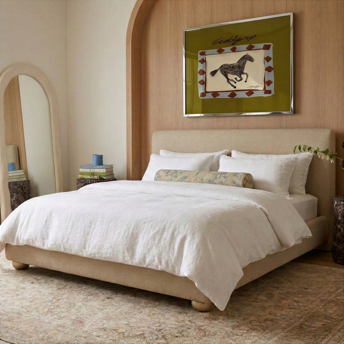 Rayne Textured Fabric Bed