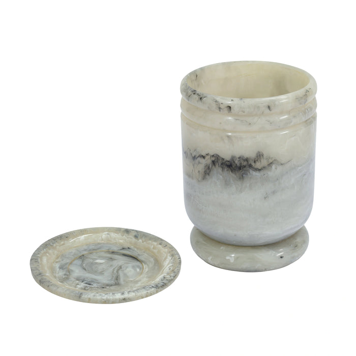 Channeled Swirl Resin Kiddush Cup