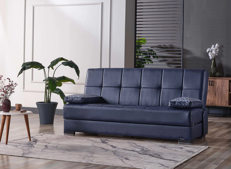 Ottomanson Soho Collection Upholstered Convertible Sofabed with Storage