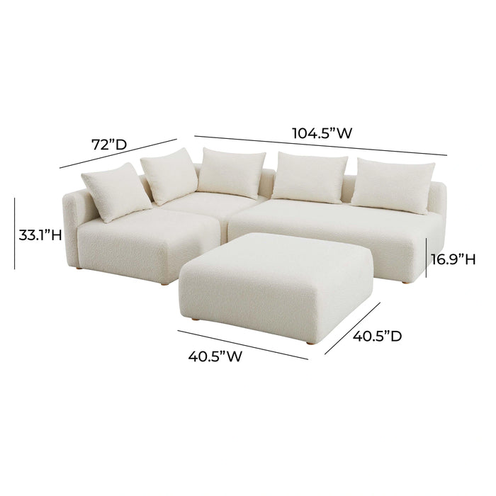 Hangover 4-Piece Chaise Sectional