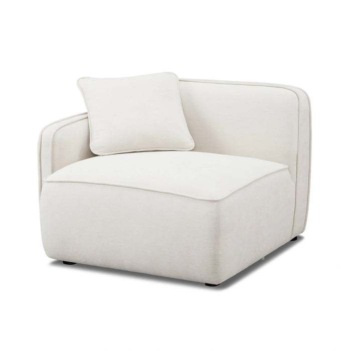 Travie Performance Corduroy Velvet Corner Chair