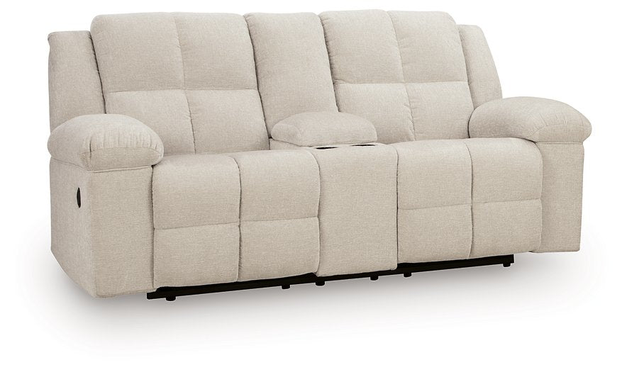 Orlen Reclining Loveseat with Console - Home And Beyond