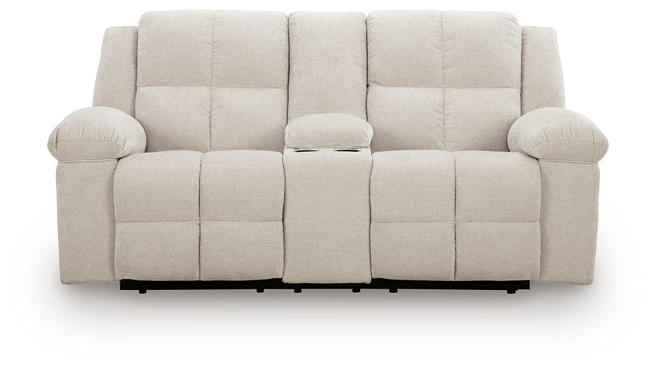 Orlen Reclining Loveseat with Console - Home And Beyond