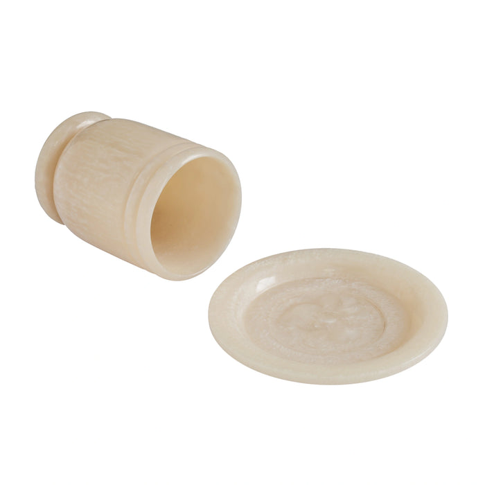 Channeled Swirl Resin Kiddush Cup