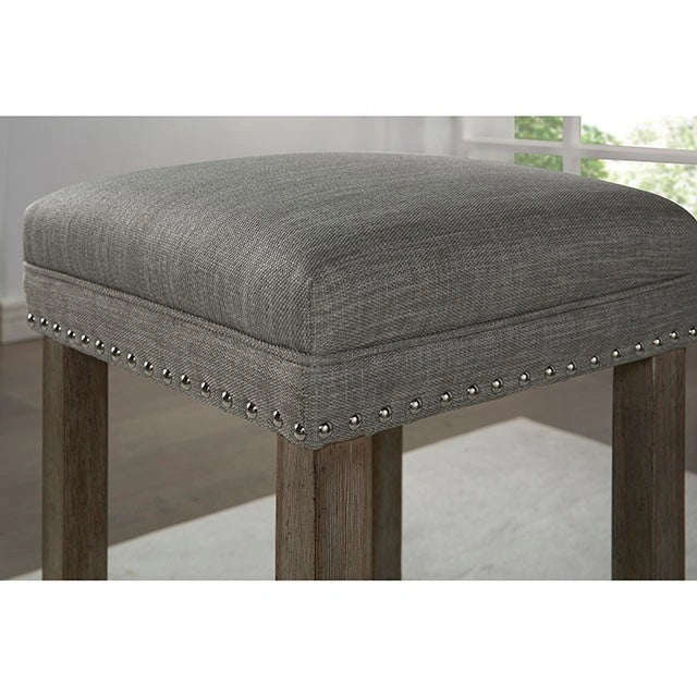 CAERLEON 4 Pc. Counter Ht. Table Set, Wire-brushed Gray