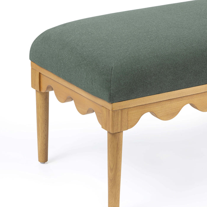 Oodle 56.5" Performance Vegan Mohair Bench