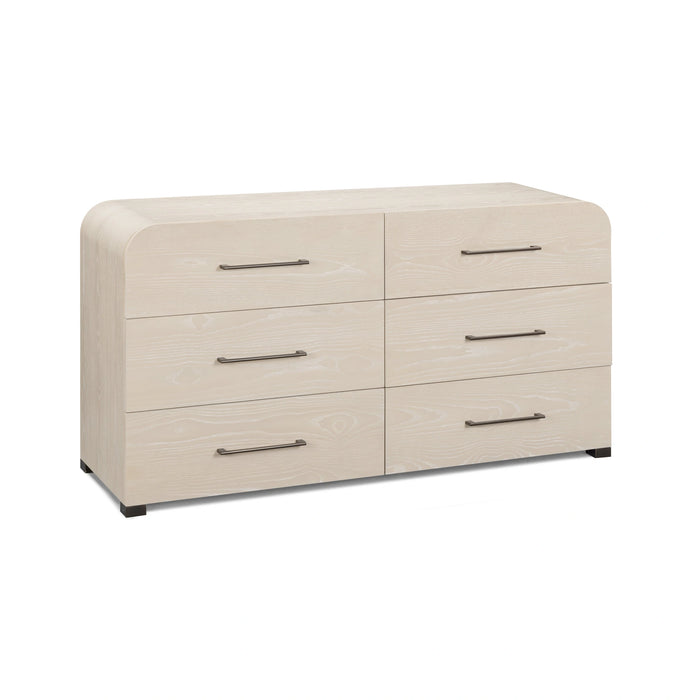 Marissa 62" Ash 6-Drawer Dresser