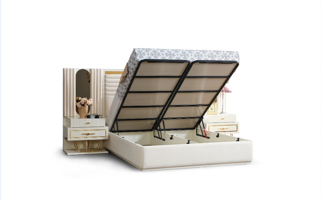 Marsel Storage Bed With Headboard