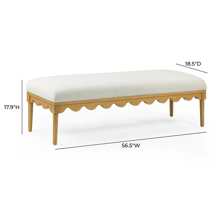 Oodle 56.5" Performance Vegan Mohair Bench