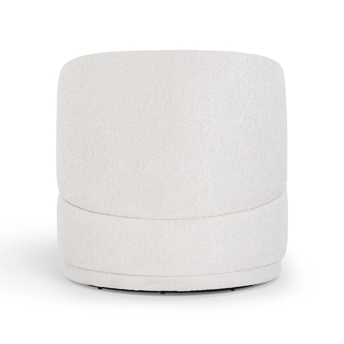 Massa Textured Performance Fabric Swivel Accent Chair