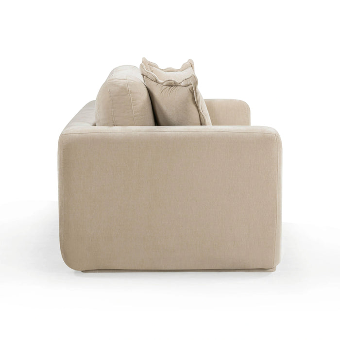 Miri 90.5" Upcycled Contract-Grade Washed Velvet Sofa