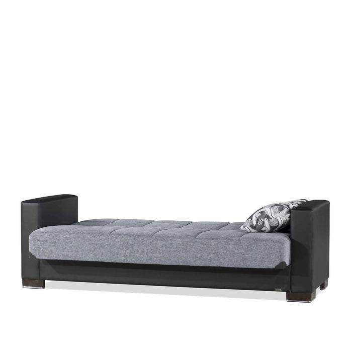 Ottomanson Armada Collection Upholstered Convertible Sofabed with Storage