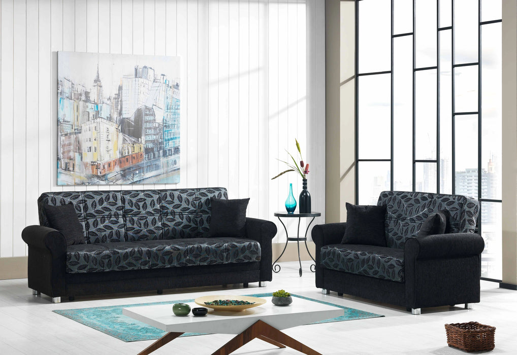 Ottomanson Rio Grande Collection Upholstered Convertible Sofabed with Storage