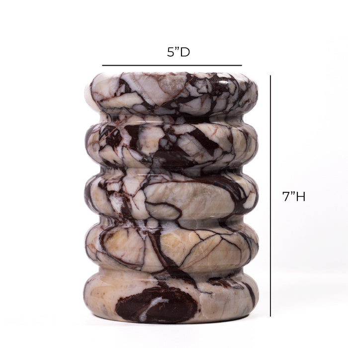 Marble Layered Decorative Vase