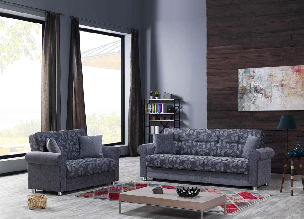 Ottomanson Rio Grande Collection Upholstered Convertible Sofabed with Storage