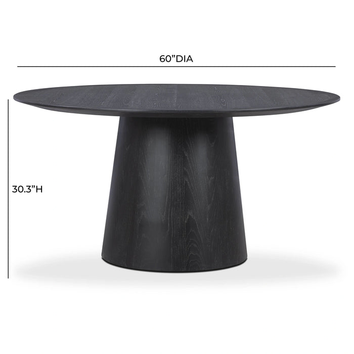 Sahara Round Oak Dining Table (41"-60")