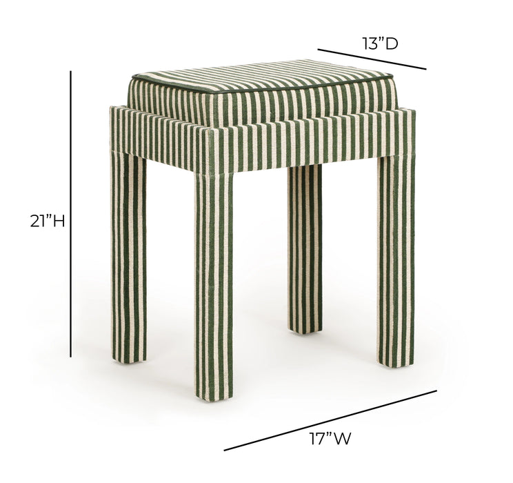 Kora Cotton Jute Contract-Grade Accent Stool