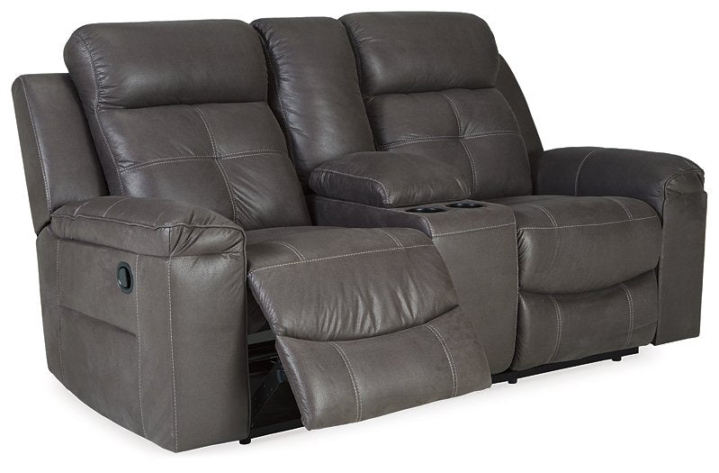 Jesolo Reclining Loveseat with Console - Home And Beyond