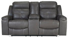 Jesolo Reclining Loveseat with Console - Home And Beyond