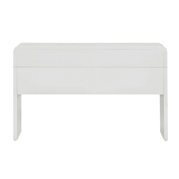 Patty 48" Rattan 2-Drawer Console Desk