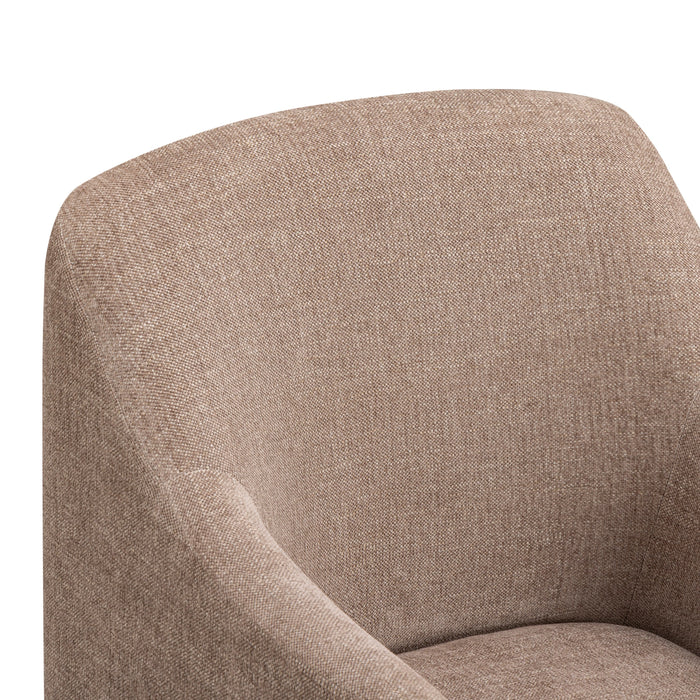 Helena Tall Textured Weave Performance Fabric Dining Chair