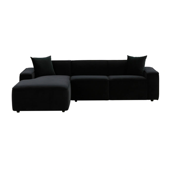 Olafur 2-Piece Performance Fabric L-Shaped Sectional