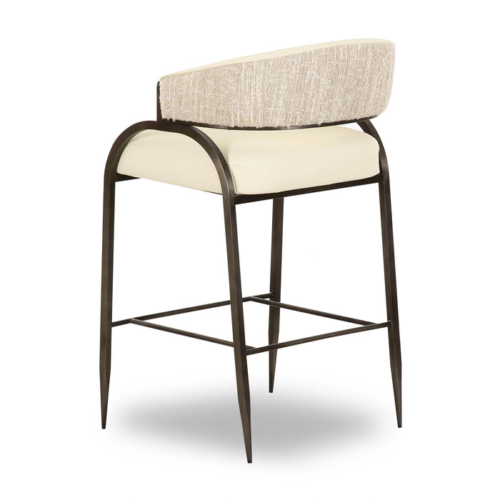 Tatum 2-Tone Performance Vegan Leather Counter Stool