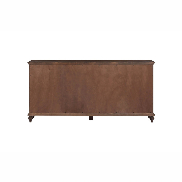 Mila 76" Dark Brown Sideboard