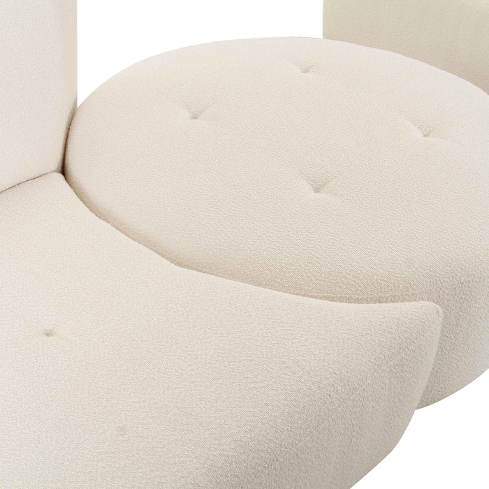 Fickle Cream Boucle Modular Sofa