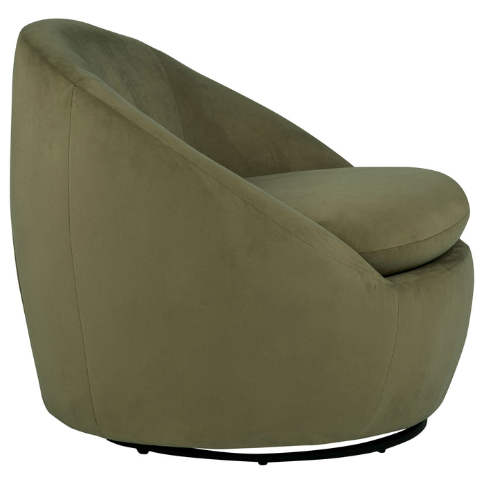 Myernick Upholstered Swivel Accent Chair