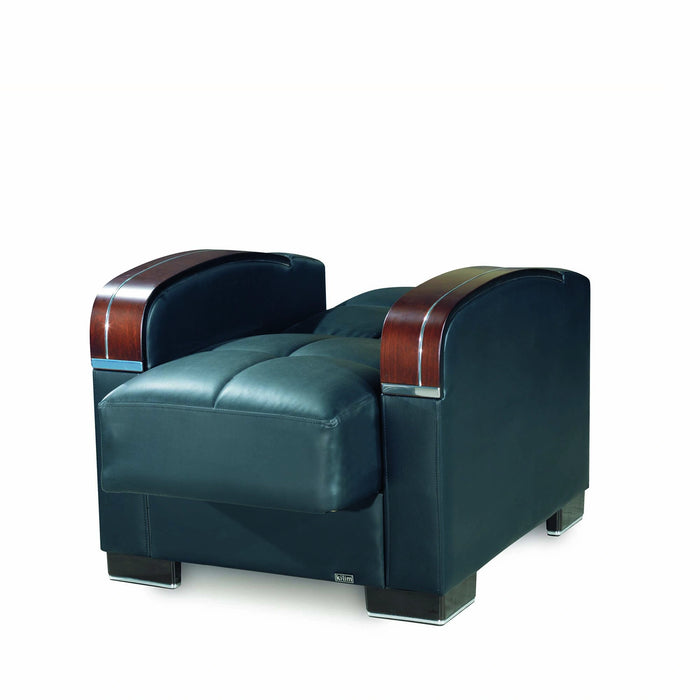 Ottomanson Mobimax Collection Upholstered Convertible Armchair with Storage