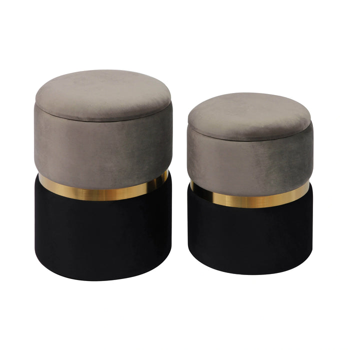Gigi Storage Ottoman - Set of 2