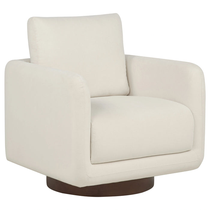 Iris Upholstered Swivel Accent Chair