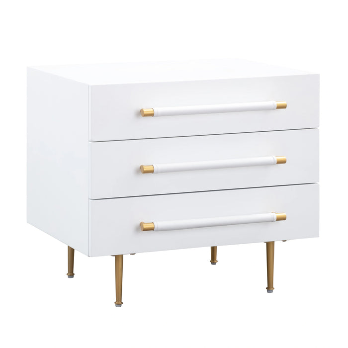 Trident 28" 3-Drawer Nightstand