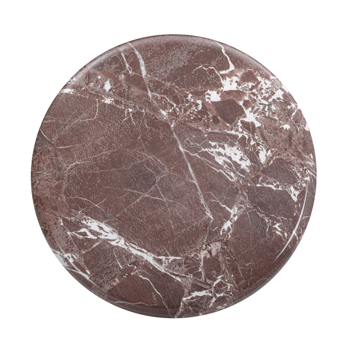 Juju Faux Marble Indoor/Outdoor Round Coffee Table (24"-32")