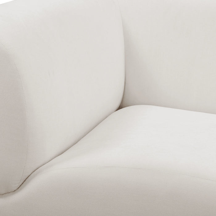 Zenith 8-Piece Contract-Grade Upcycled Fabric Cream Modular U-Sectional